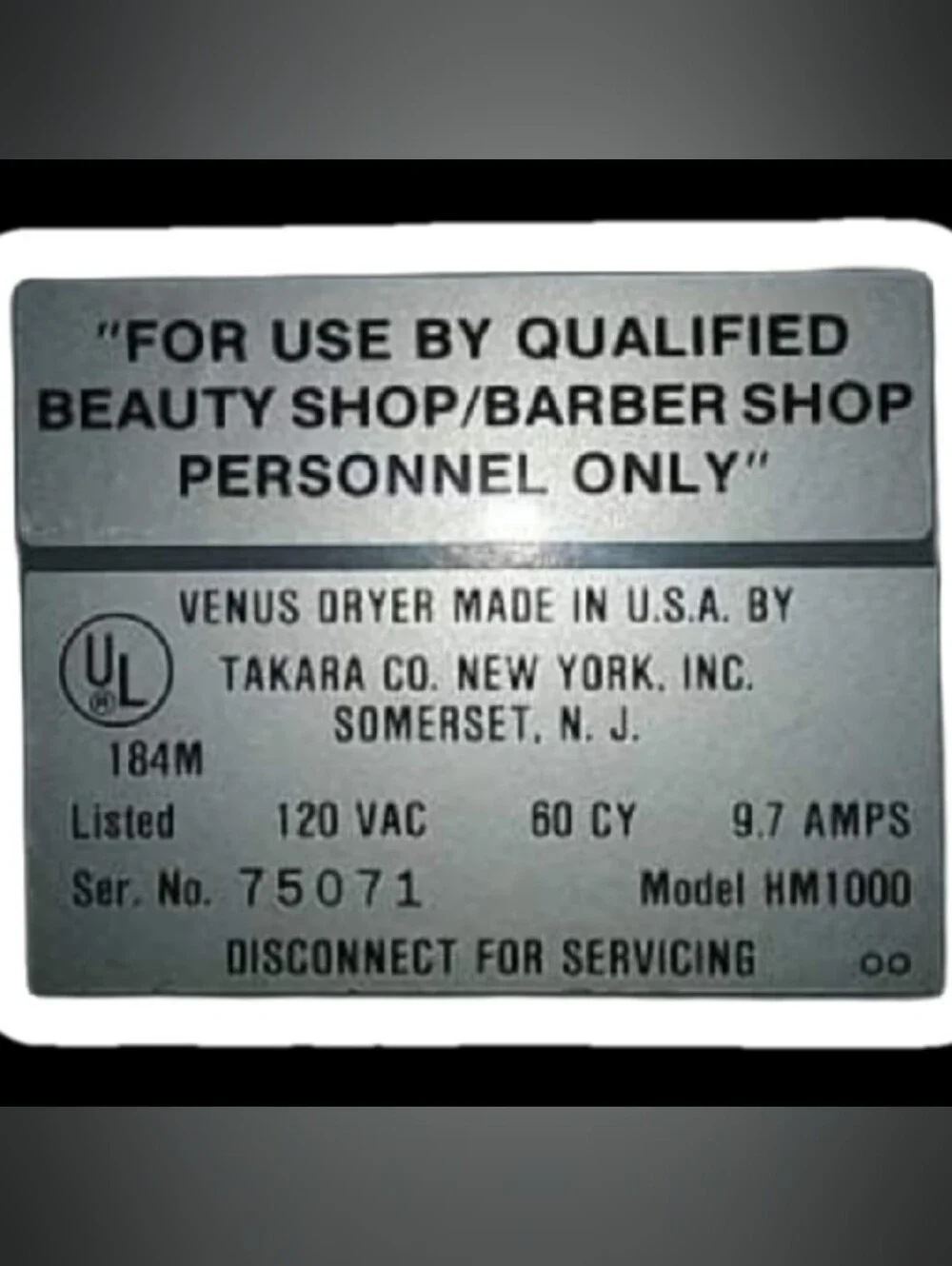 working vintage standing Hooded Hair dryer